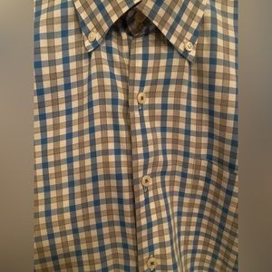Peter Millar button down collar long sleeve shirt XL